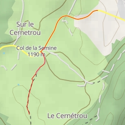 thumbnail for Circuits Chiens de traineaux - Route forestière du Cernétrou