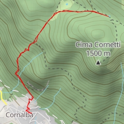 thumbnail for Sentiero per Cima Cornetti - Sentiero per Cima Cornetti