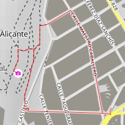 thumbnail for Carrer de la Ronda del Castell / Calle Ronda del Castillo - Alacant / Alicante