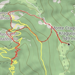 thumbnail for Monte Craguenza / Kraguojnca
