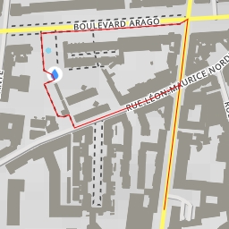 thumbnail for Square Henri-Cadiou - Rue Léon-Maurice Nordmann - Paris