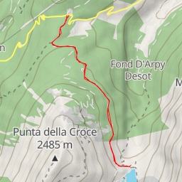 thumbnail for Sentiero Colle della Croce