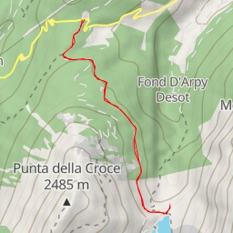 thumbnail for Sentiero Colle della Croce