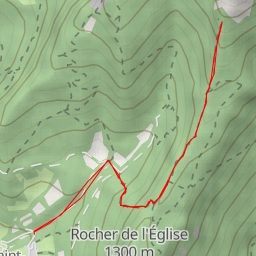 thumbnail for Crête des rochers de l'église