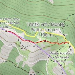 thumbnail for Monte Piatto cima ovest / Trinški Vrh