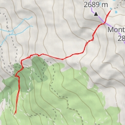 thumbnail for Croix de Pierre Blanche - Piste des chalets de Beaune