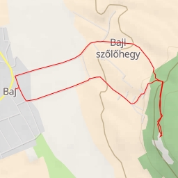 thumbnail for AI - Siklóernyős starthely, Baj NY-ÉNY - Baj
