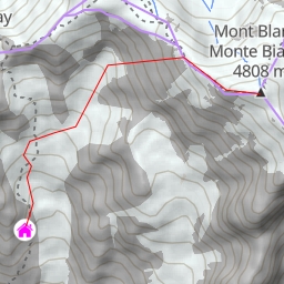 thumbnail for Mont Blanc Face SW de l'Arête des Bosses