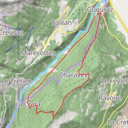 thumbnail for La Cheutse en boucle par Charavex, depuis Gueuroz