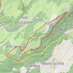 thumbnail for Collet de Boutavent - Le Basset  Tour Col du Mollendruz > Boutavent dessus > Chalet Lyon > Pré Magnin