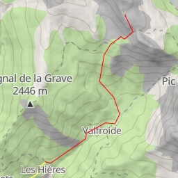 thumbnail for Roche du Vallon depuis les Hières