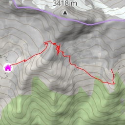 thumbnail for Col du Bâton Traversée E >> W du refuge de Chalance au refuge de l'Olan