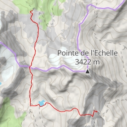 thumbnail for Col du Ravin Noir Traversée refuge de Péclet-Polset > col de la Masse
