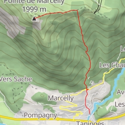 thumbnail for Pointe de Marcelly Crête des Feuillits
