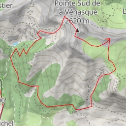 thumbnail for Pointe S de la Vénasque En boucle depuis Chaillol