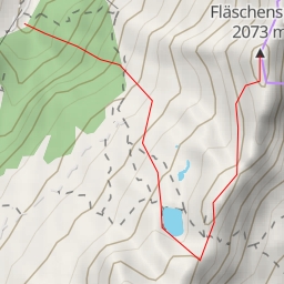 thumbnail for Fläschenspitz Par le Sihlseeli et le Saaspass depuis la vallée de Studen.