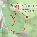 thumbnail for  Puy de  Tourrettes et Pic de Courmettes depuis Courmes