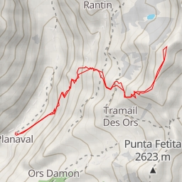 thumbnail for Tête des Fra  / Eiffra Face W depuis le vallon de Planaval