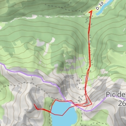 thumbnail for Les Aiguillettes pointe N Couloir du Lac Bleu