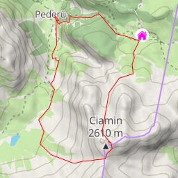 thumbnail for Forcella Ciamin En boucle depuis Pederü descente par le Gran Valun