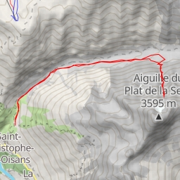 thumbnail for Aiguille du Plat de la Selle Couloir N (du glacier suspendu)