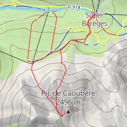 thumbnail for Pic de Caoubère Le couloir d'angle SW/NW