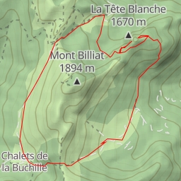 thumbnail for  Dalle de Mévone et Tête Blanche depuis les Chalets de la Buchille