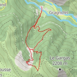 thumbnail for Col d'Hurtières depuis le Villard (versant N)