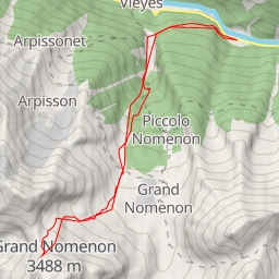 thumbnail for Col de Charbonnière Par le vallon de Nomenon