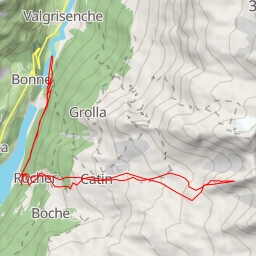 thumbnail for Le Triangle de Praz Londzet Par le vallon de Praz Londzet