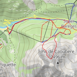 thumbnail for Col de la Borne de Caoubère Couloir NE dit de la Borne depuis Tournaboup