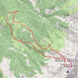 thumbnail for Mont Borey / Borel par le Mont Portola - Versant NW  