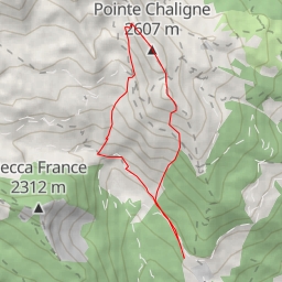 thumbnail for Pointe de Metz Descente par la face  S