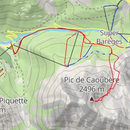 thumbnail for Pic de Caoubère Couloir SE du col SW