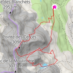 thumbnail for Pointe des Cerces Couloir NE de la pointe des Cerces