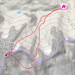 thumbnail for Piz Giuv En boucle par le Spillauibielfirn et la Fuorcla Piz Nair