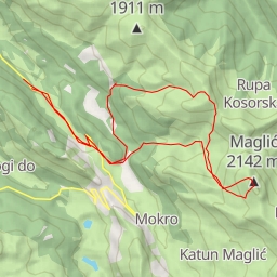 thumbnail for Maglic en circuit par le vallon de Verusha