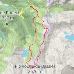 thumbnail for Coumebière - Plateau de Girantès caumale : couloir de droite (ski)