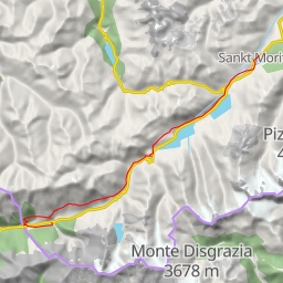 thumbnail for Col de la Maloja traversée Castasegna - St Moritz par les sentiers balcon de la Bregaglia et de l'Engadine