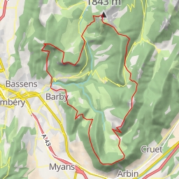thumbnail for  Tour des Bauges Chambériennes