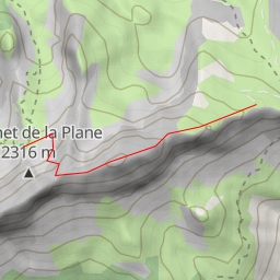 thumbnail for Crête de la Plane Par la croupe NE (voie normale)
