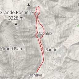 thumbnail for Aiguille d'Artanavaz Par le vallon de Planaval et le plan de Bonalex