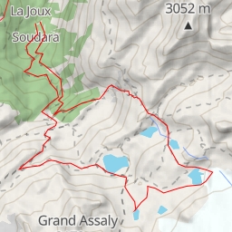 thumbnail for  Le circuit des lacs du Ruitor (Version n°2)