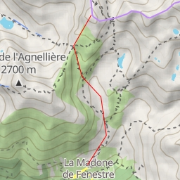 thumbnail for Cime W de Fenestre depuis la Madone de Fenestre