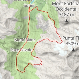 thumbnail for  Lacs de Giasson et de Saint Martin  traversée haute