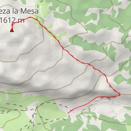 thumbnail for Peña Main ou Cabeza la Mesa Depuis le collado de Pandébano