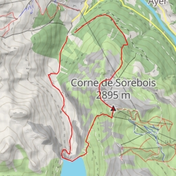 thumbnail for Corne de Sorebois Grimentz > Sorebois via Moiry