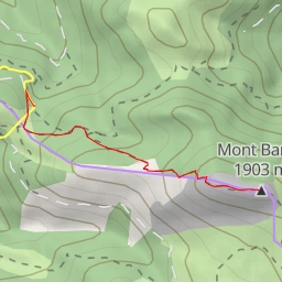 thumbnail for Mont Barral versant N depuis le Col de Menée