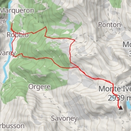 thumbnail for Mont Iverta depuis le val Clavalité