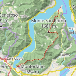 thumbnail for Monte San Primo traversée de Come à Bellagio par le Triangolo Lariano